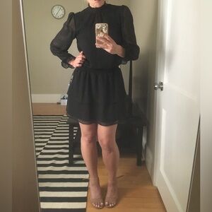 Express semi-sheer mini dress
